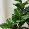 Glitzhome&#xAE; 3.5ft. Faux Fiddle Leaf Fig Tree in Pot